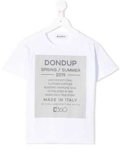 Dondup Kids футболка с логотипом BS115JE138V86