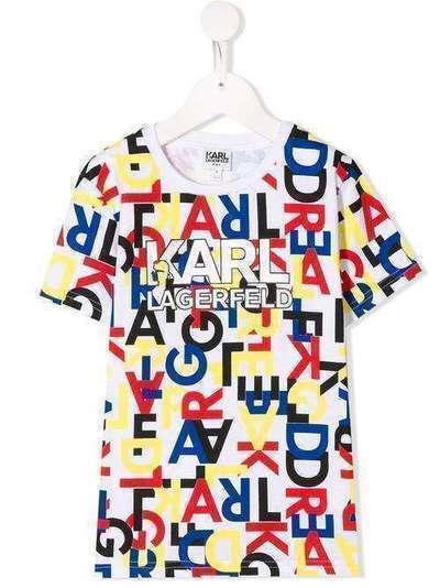Karl Lagerfeld Kids футболка с логотипом Z25223
