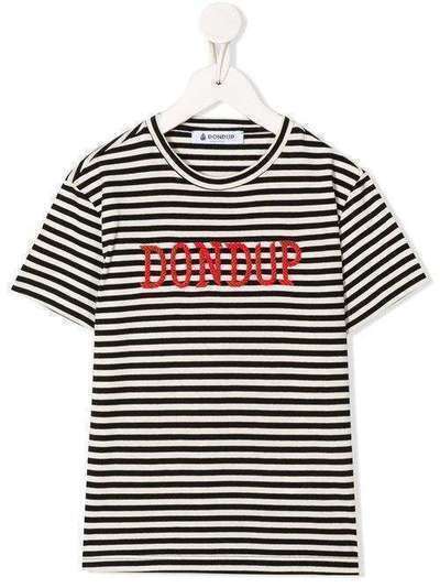 Dondup Kids striped T-shirt BS136JY0008BZA24
