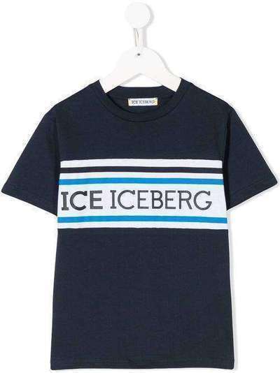 Iceberg Kids футболка с вышитым логотипом TSICE2102J