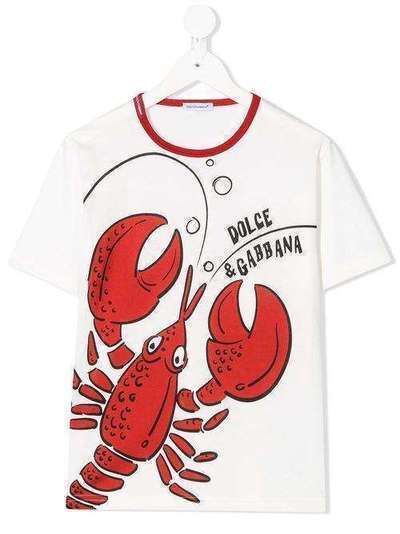 Dolce & Gabbana Kids футболка с принтом L4JTAUG7VQA