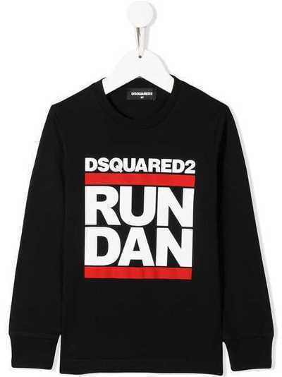 Dsquared2 Kids футболка Run Dan DQ03KYD00W5DQ900