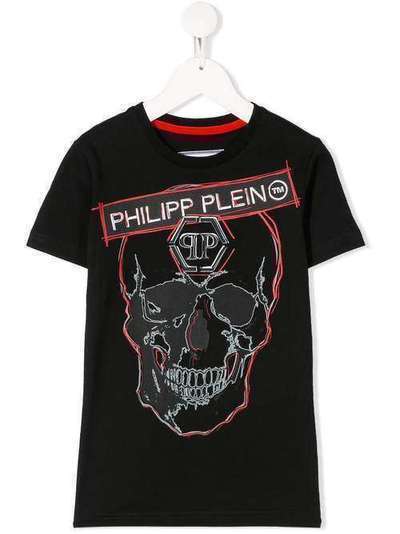 Philipp Plein футболка с принтом Skull P20CBTK0905PJY002N