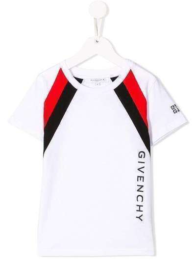 Givenchy Kids футболка с логотипом H2514010B