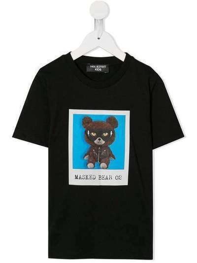 Neil Barrett Kids футболка Masked Bear 01 21329