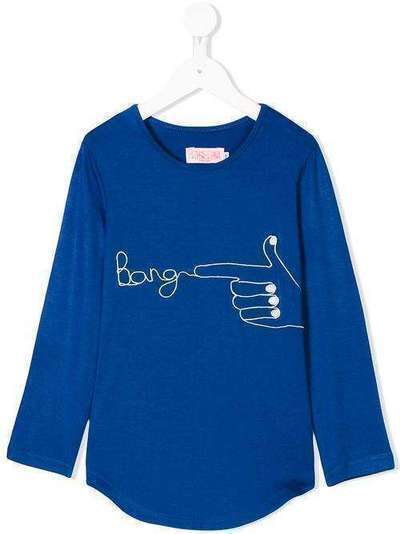 WAUW CAPOW by BANGBANG футболка 'Bang' WAUWCAPOWLONGSLEEVEBLUE