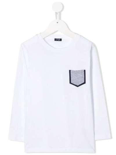Il Gufo футболка с накладным карманом P20TA208M0014