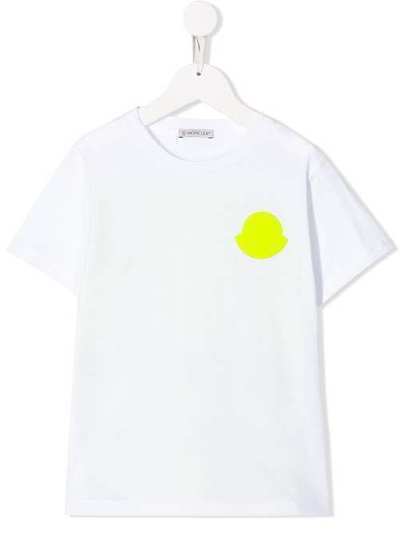 Moncler Kids футболка в стиле колор-блок 8C7072083907