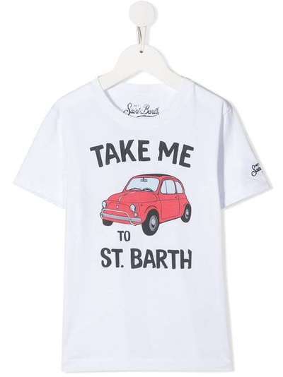 Mc2 Saint Barth Kids футболка с графичным принтом TSHIRT500TM1
