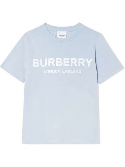 Burberry Kids футболка свободного кроя с логотипом 8022673