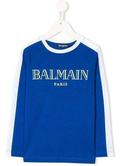 Balmain Kids футболка с логотипом 6L8600LX160