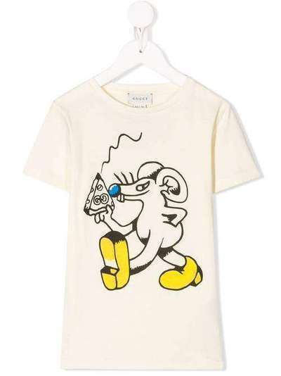 Gucci Kids футболка с принтом 547559XJB41