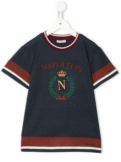 Dolce & Gabbana Kids футболка с принтом Napoleon L4JT7NG7VIV
