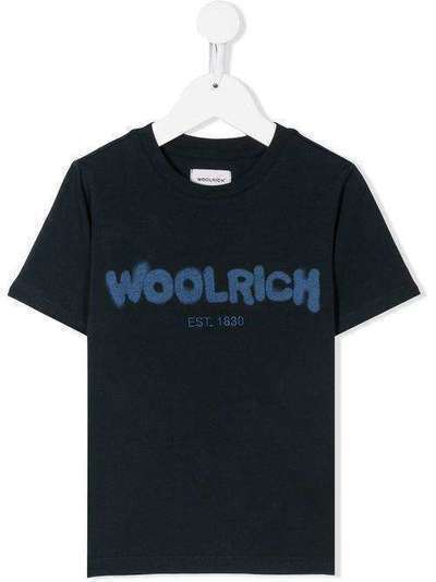 Woolrich Kids футболка с логотипом WKTE0044MR