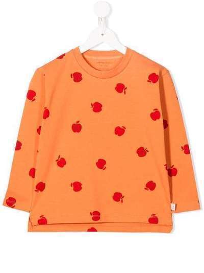 Tiny Cottons apple print jersey top AW19027