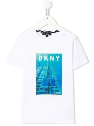 Dkny Kids футболка City с логотипом D25C7910B