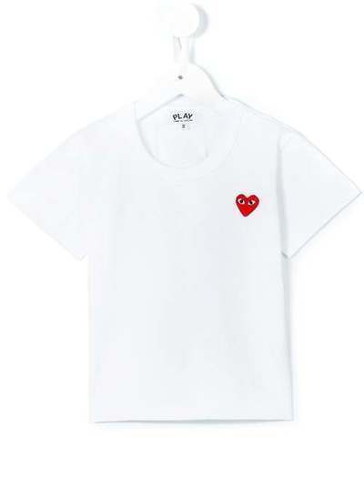 Comme Des Garçons Play Kids футболка с нашивкой-сердцем AZT501