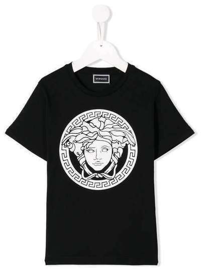 Young Versace футболка с логотипом-штампом YD000106YA00079