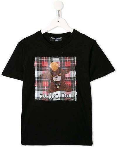 Neil Barrett Kids футболка Punked Bear KJT066021330