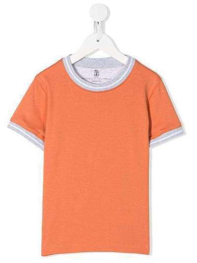 Brunello Cucinelli Kids футболка с круглым вырезом B0B13T100C9362