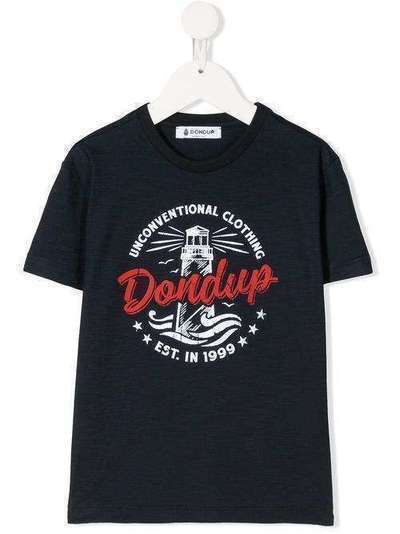 Dondup Kids футболка с логотипом BS136JY0007BZA17