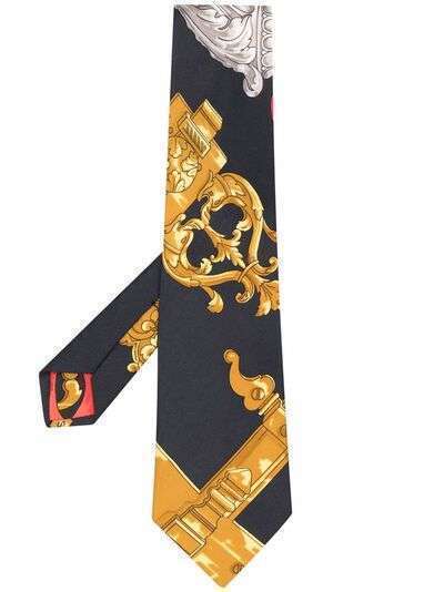 Hermès галстук pre-owned с принтом Baroque