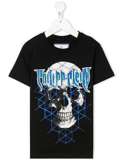 Philipp Plein футболка с принтом Skull P20CBTK0946PJY002N
