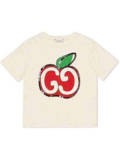 Gucci Kids футболка с логотипом 609675XJCBO