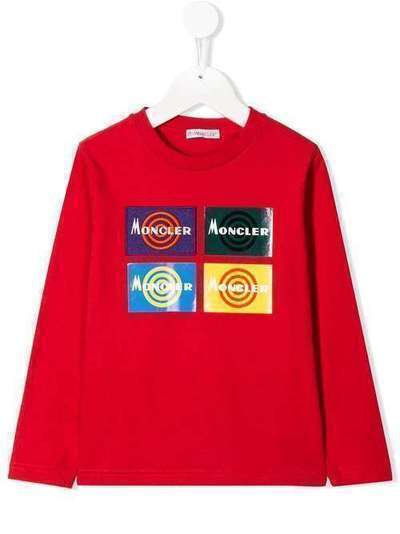 Moncler Kids футболка с логотипом 802895083092