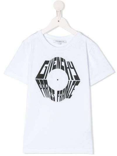 Givenchy Kids футболка с короткими рукавами и логотипом H2518110B