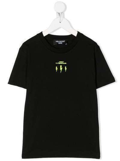Neil Barrett Kids футболка с короткими рукавами и логотипом 024963C