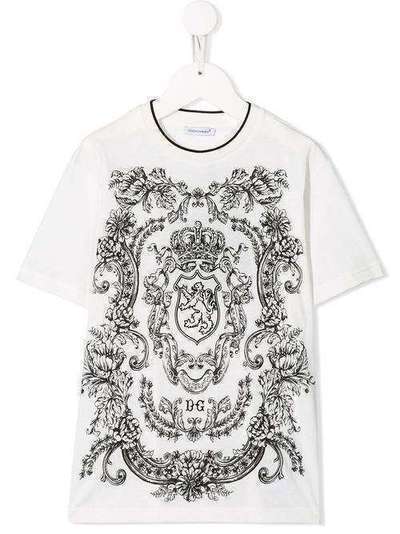 Dolce & Gabbana Kids футболка с логотипом L4JT9AG7VGOHA03E