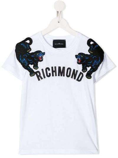 John Richmond Junior футболка с вышивкой RBP20003TSFX