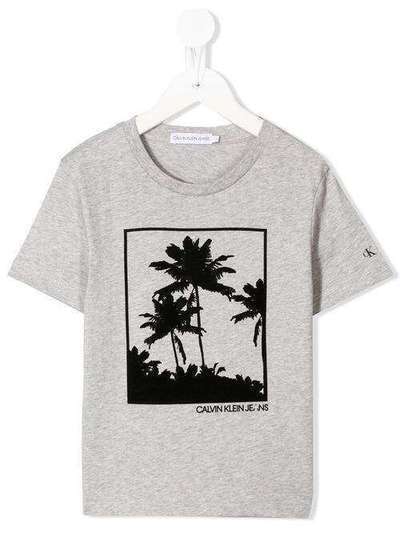 Calvin Klein Kids футболка с принтом IB0IB00455