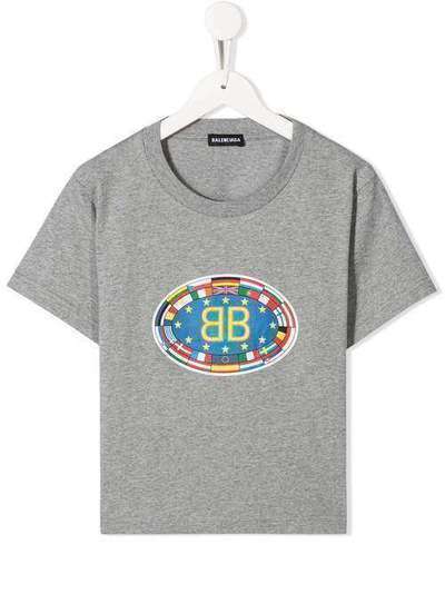 Balenciaga Kids футболка с логотипом 556155THV44