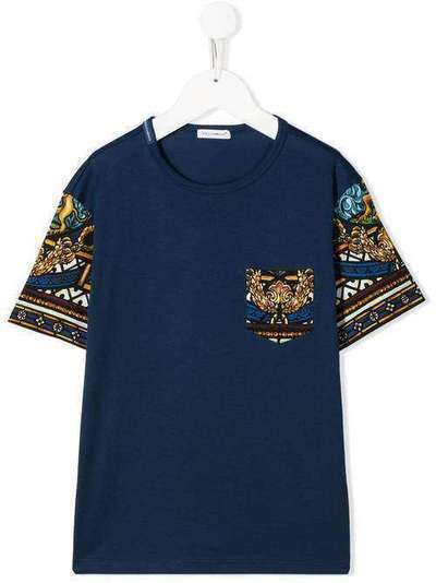 Dolce & Gabbana Kids футболка с принтом L4JTBFG7VYA