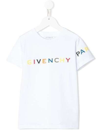 Givenchy Kids футболка из джерси с логотипом H2517710B