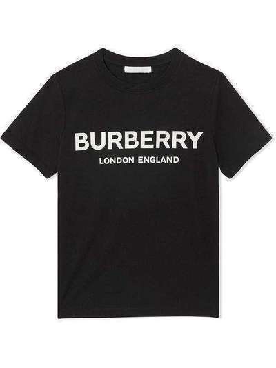 Burberry Kids футболка с принтом логотипа 8008881