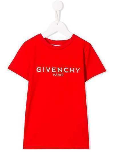 Givenchy Kids футболка с логотипом H25147991