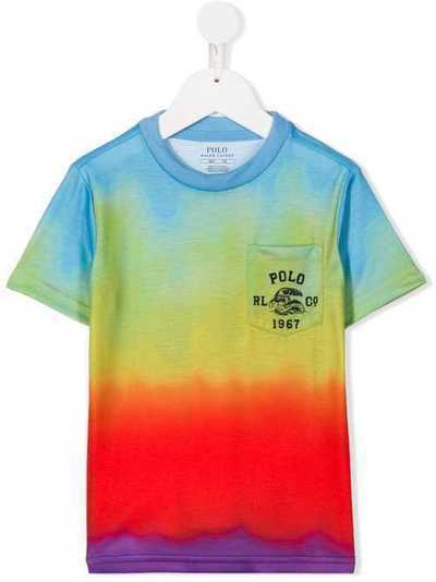Ralph Lauren Kids футболка с принтом тай-дай 321786290