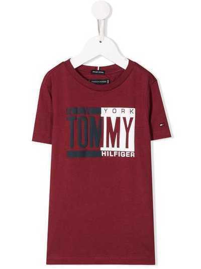 Tommy Hilfiger Junior футболка с контрастным логотипом KB0KB04994