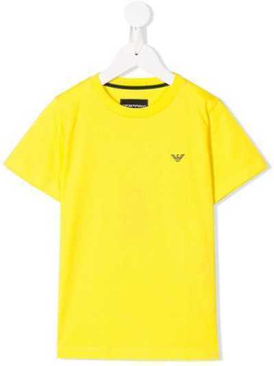 Emporio Armani Kids футболка с короткими рукавами и логотипом 8N4TJC4JFEZ0254