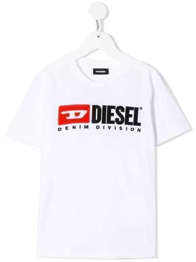 Diesel Kids футболка TJustDivision с вышитым логотипом 00J47V00Y19