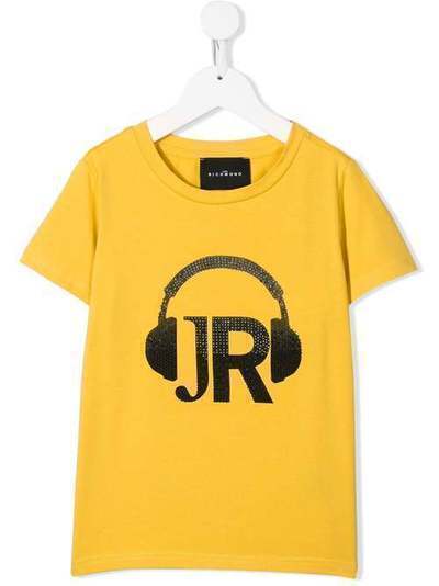 John Richmond Junior футболка с декорированным логотипом RBA19258TSFX