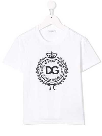 Dolce & Gabbana Kids футболка с логотипом L4JT7NG7RIF