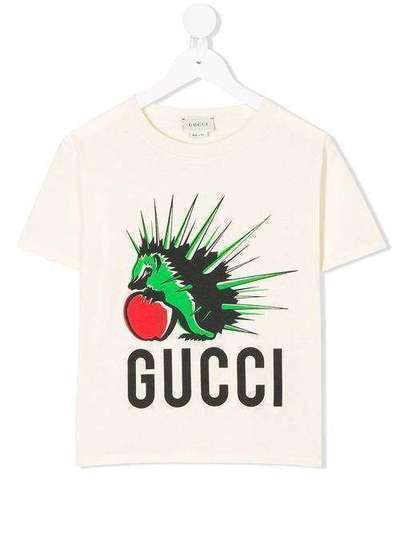 Gucci Kids футболка с принтом 575114XJB40