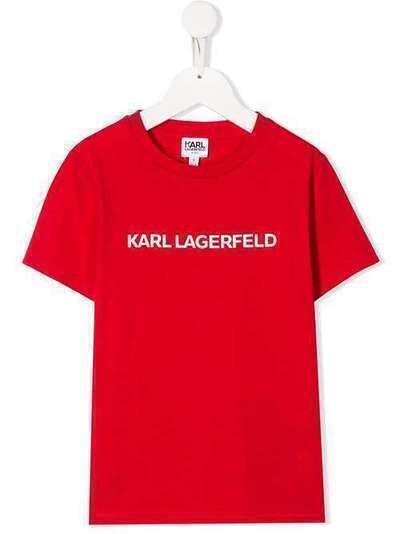 Karl Lagerfeld Kids футболка с логотипом Z25219