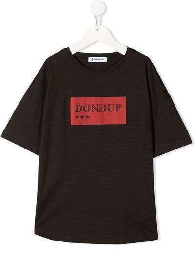 Dondup Kids футболка с приспущенными плечами BS140JY0007B
