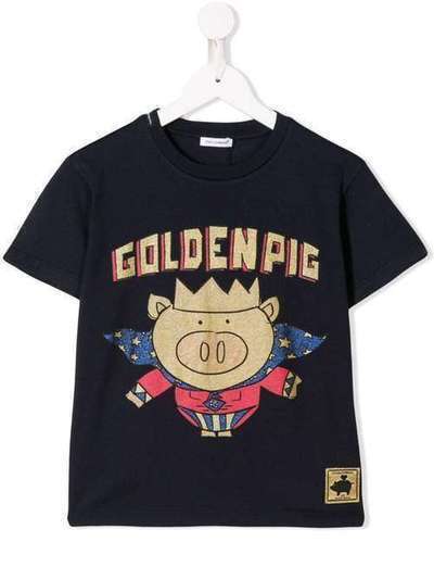 Dolce & Gabbana Kids футболка Golden Pig L4JT7NG7QWM