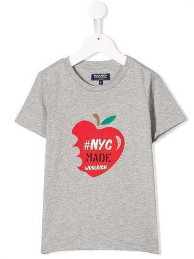 Woolrich Kids футболка с принтом яблок WKTEE1266K